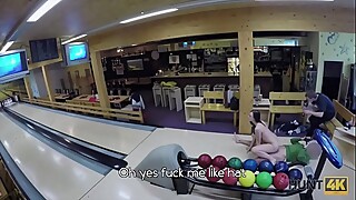 HUNT4K. Sex in a bowling place - I'_ve got strike!