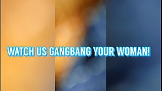 BBC GANGBANG CREW RUN A TRAIN ON HOT MILF CREAMPIE PUSSY POV AMATEUR BLACKEDRAW MOM SHARED BRING YOUR WIFE!